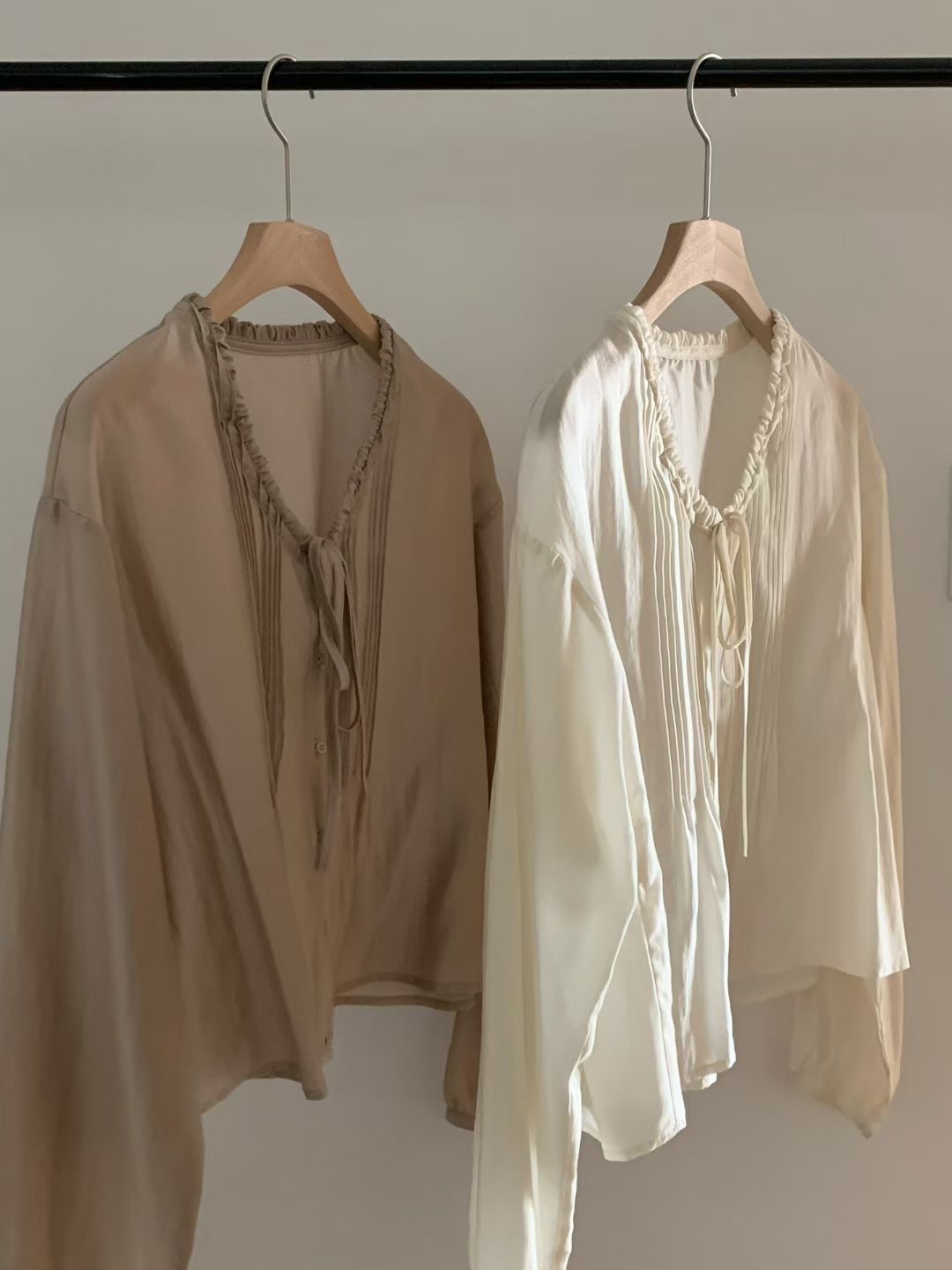 NEARAND韓國代購女士新品真品休閑職業26春夏熱賣襯衫蕾絲衫NEARAND襯衫/蕾絲衫圖色1左一色