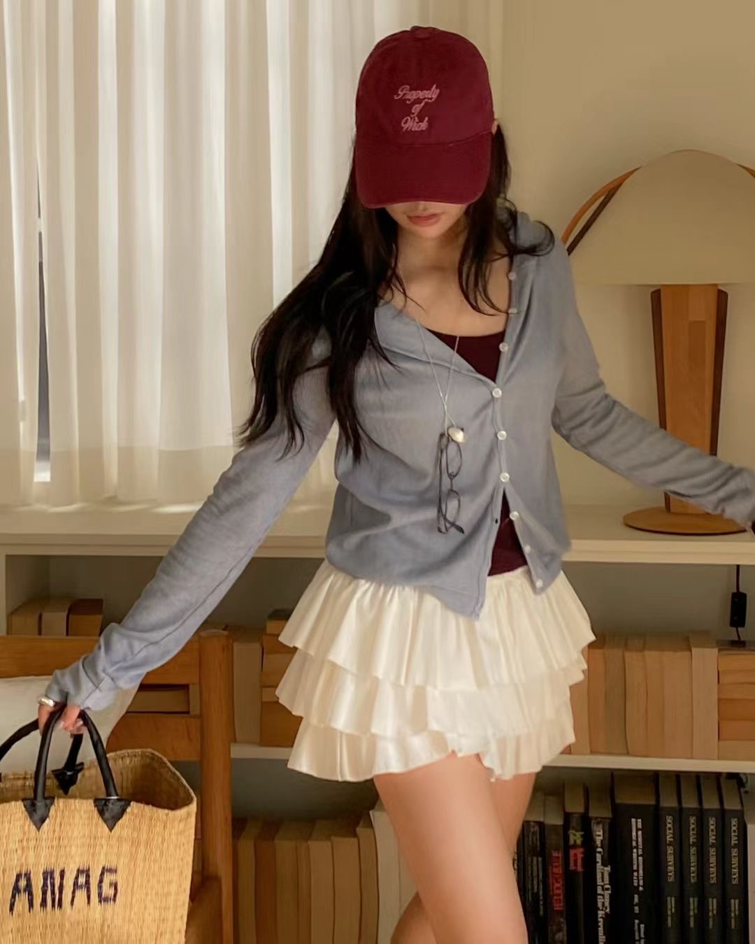 ANAG東大門代購女裝新款推薦熱賣時尚休閑人氣26春夏裙褲anag/OPENING TITLE裙褲