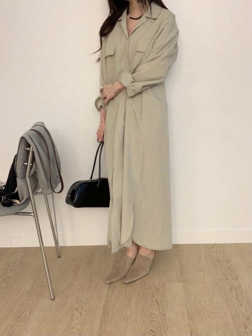 PLANTS ON GRAY韓國直郵女士新品推薦人氣真品26春夏連衣裙PLANTS ON GRAY連衣裙