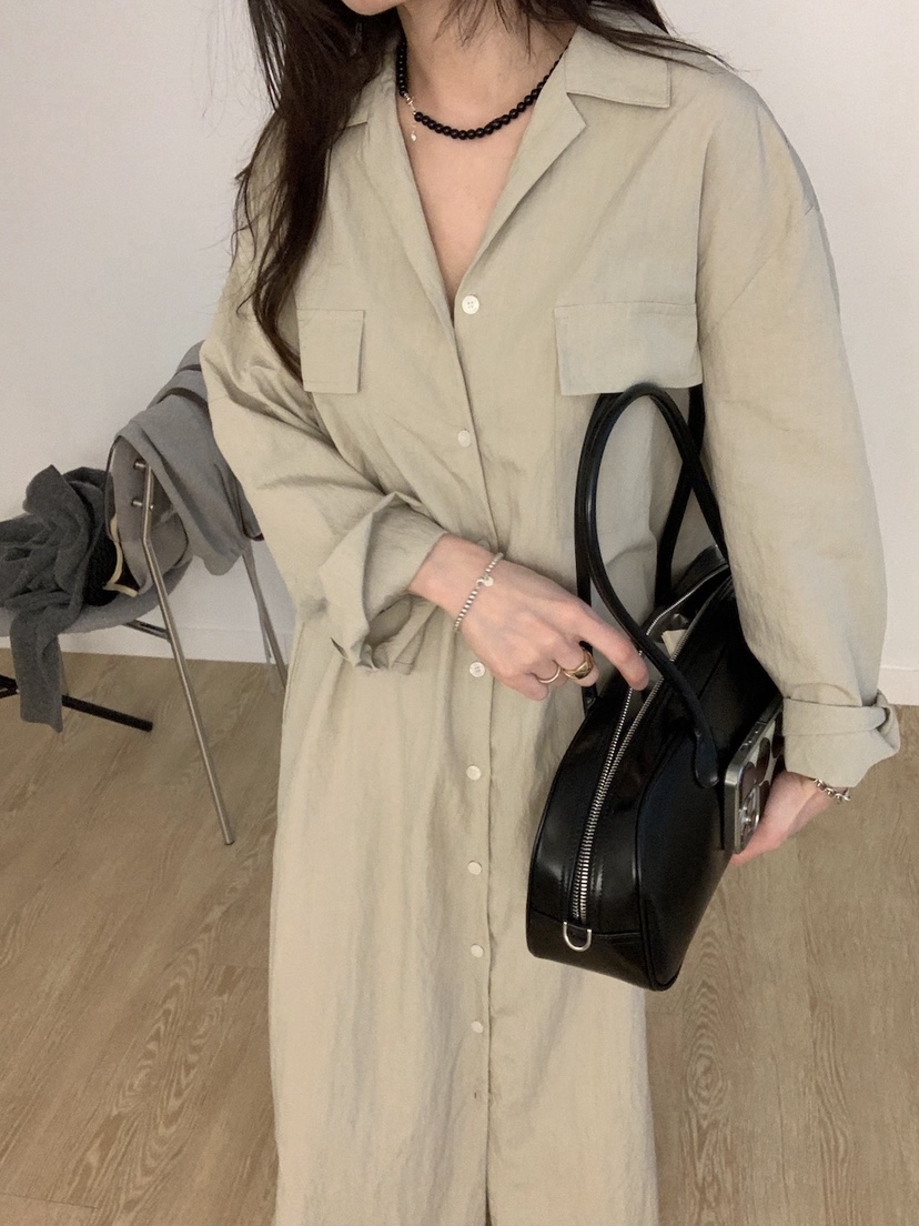 PLANTS ON GRAY韓國直郵女士新品推薦人氣真品26春夏連衣裙PLANTS ON GRAY連衣裙