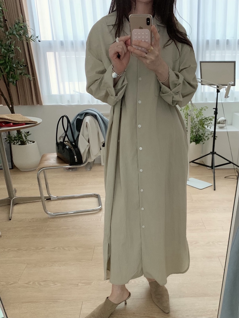 PLANTS ON GRAY韓國直郵女士新品推薦人氣真品26春夏連衣裙PLANTS ON GRAY連衣裙