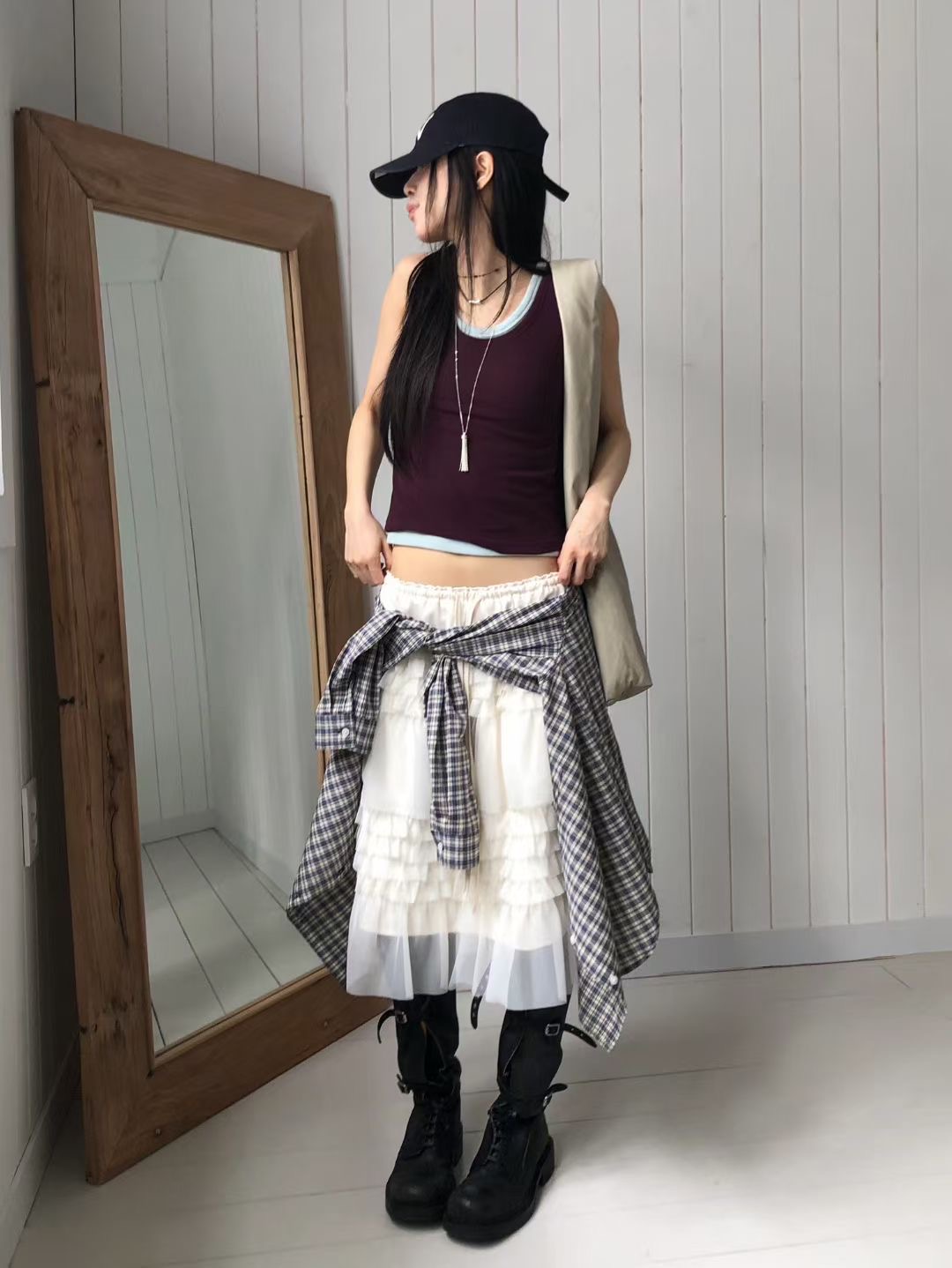 ANAG東大門直郵女裝新品熱賣職業休閑人氣真品推薦吊帶背心anag/OPENING TITLE吊帶/背心