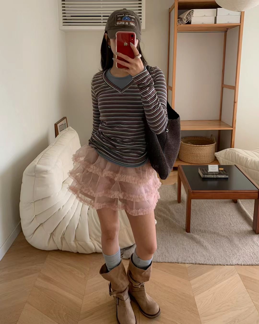 ANAG東大門實拍女裝新品休閑職業真品熱賣推薦人氣時尚裙褲anag/OPENING TITLE裙褲