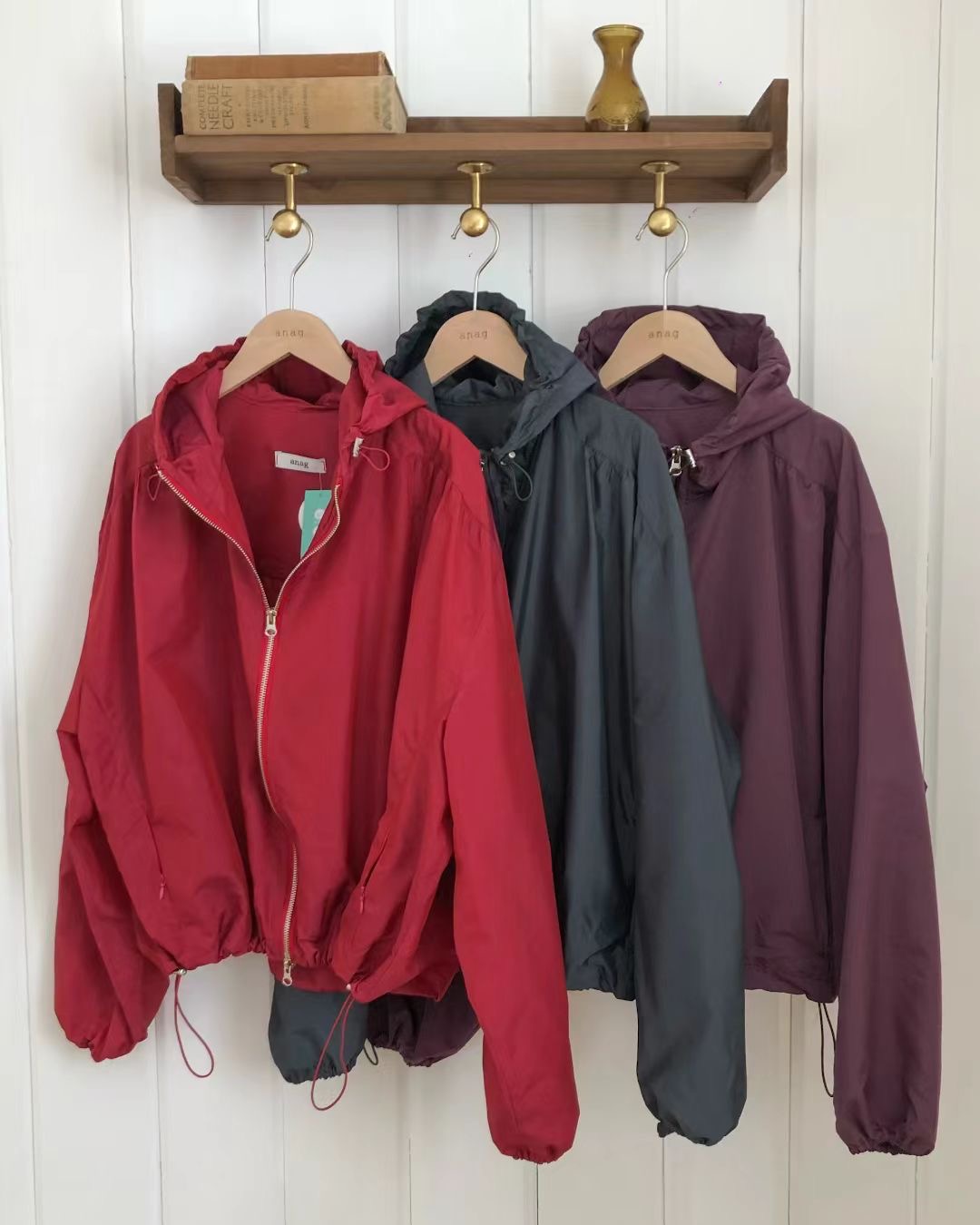 ANAG東大門直郵女裝新款人氣真品時尚休閑職業熱賣夾克褶皺anag/OPENING TITLE夾克