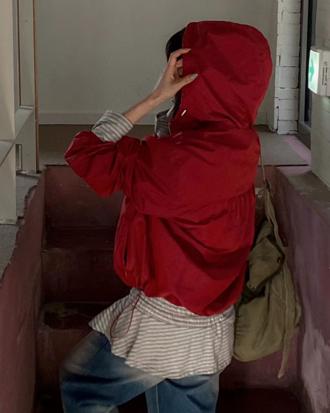 ANAG東大門直郵女裝新款人氣真品時尚休閑職業熱賣夾克褶皺anag/OPENING TITLE夾克