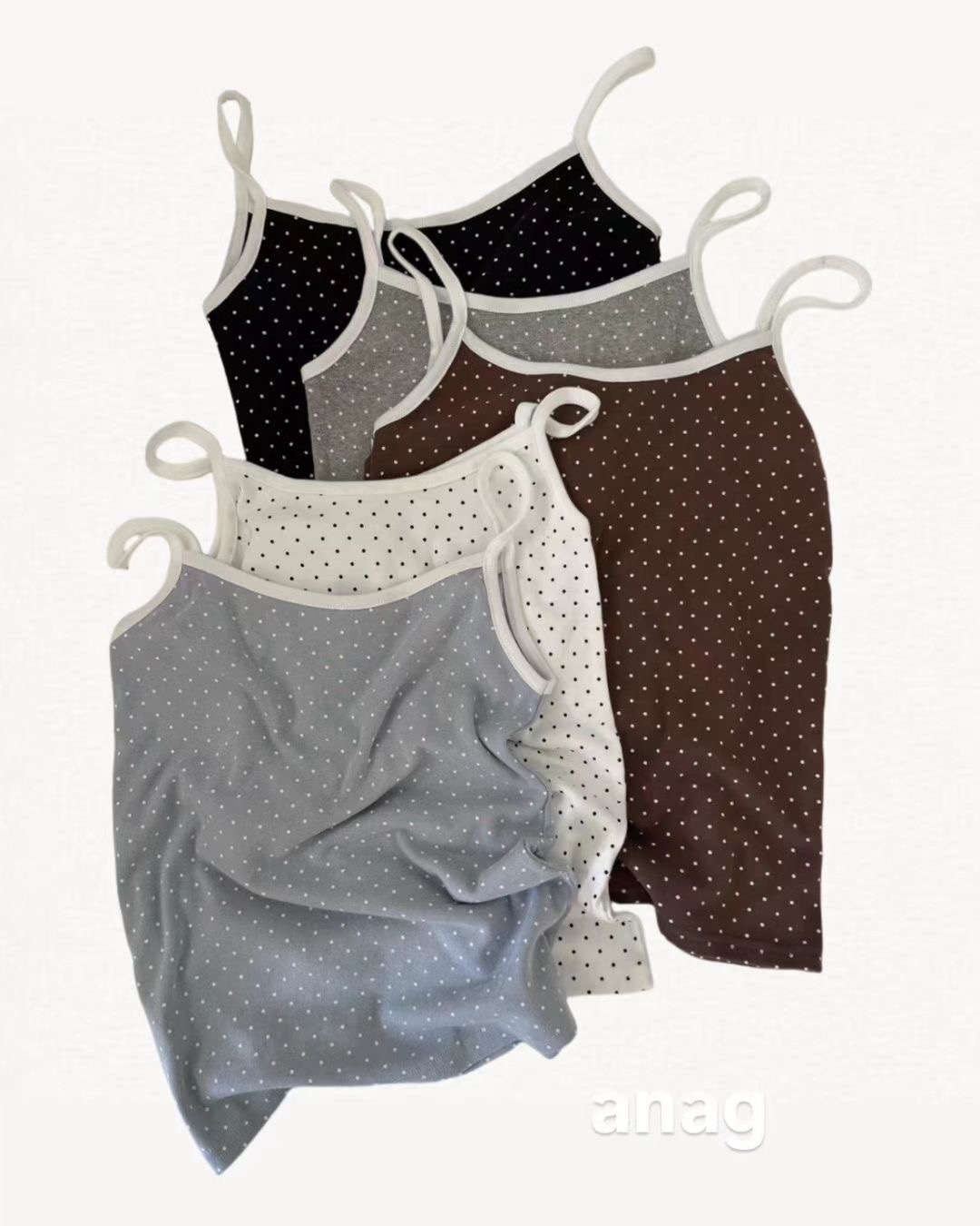 ANAG東大門代購女士新品休閑推薦熱賣時尚人氣職業吊帶背心anag/OPENING TITLE吊帶/背心圖色2上二色