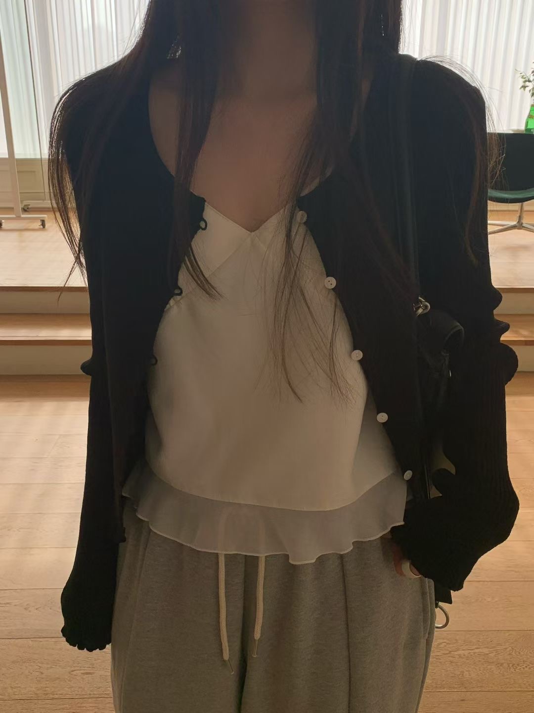 NEARAND東大門實拍女裝新品休閑26春夏真品針織衫不含內搭NEARAND針織衫圖色1