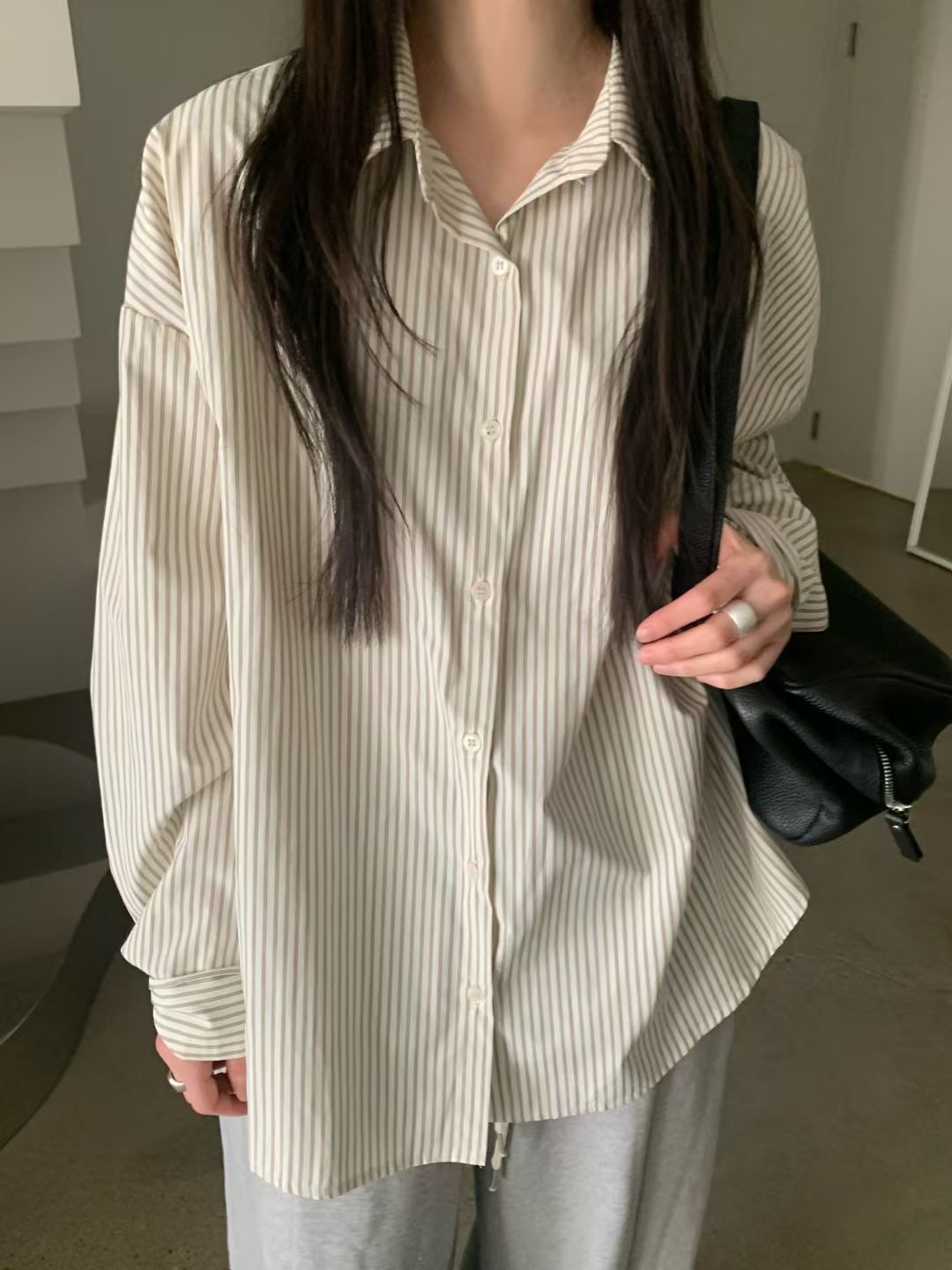 NEARAND東大門實拍女裝新款職業推薦熱賣真品時尚襯衫蕾絲衫NEARAND襯衫/蕾絲衫圖色1