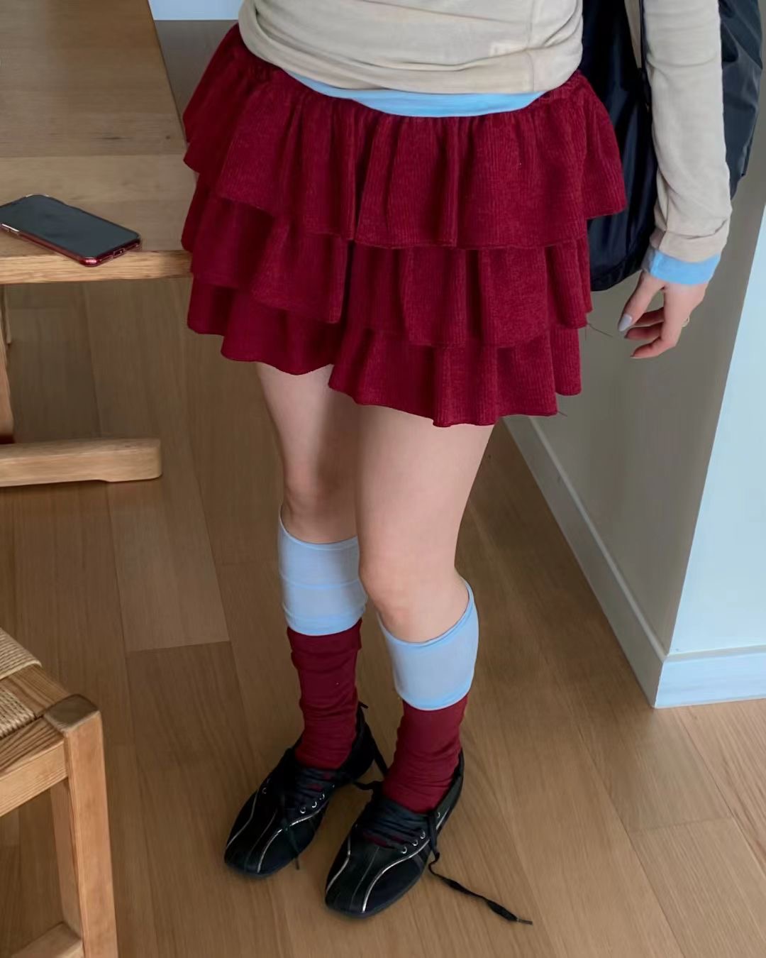 ANAG韓國直郵女裝新品職業推薦熱賣人氣時尚26春夏裙褲羅紋anag/OPENING TITLE裙褲