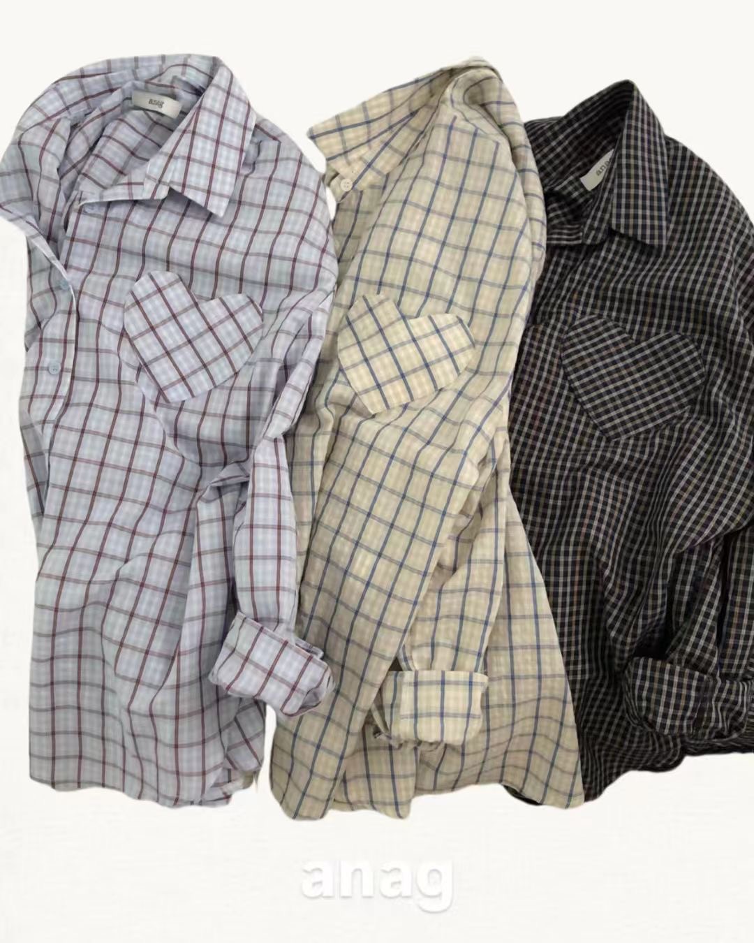 ANAG東大門實拍女裝新品26春夏職業休閑推薦熱賣襯衫蕾絲衫anag/OPENING TITLE襯衫/蕾絲衫