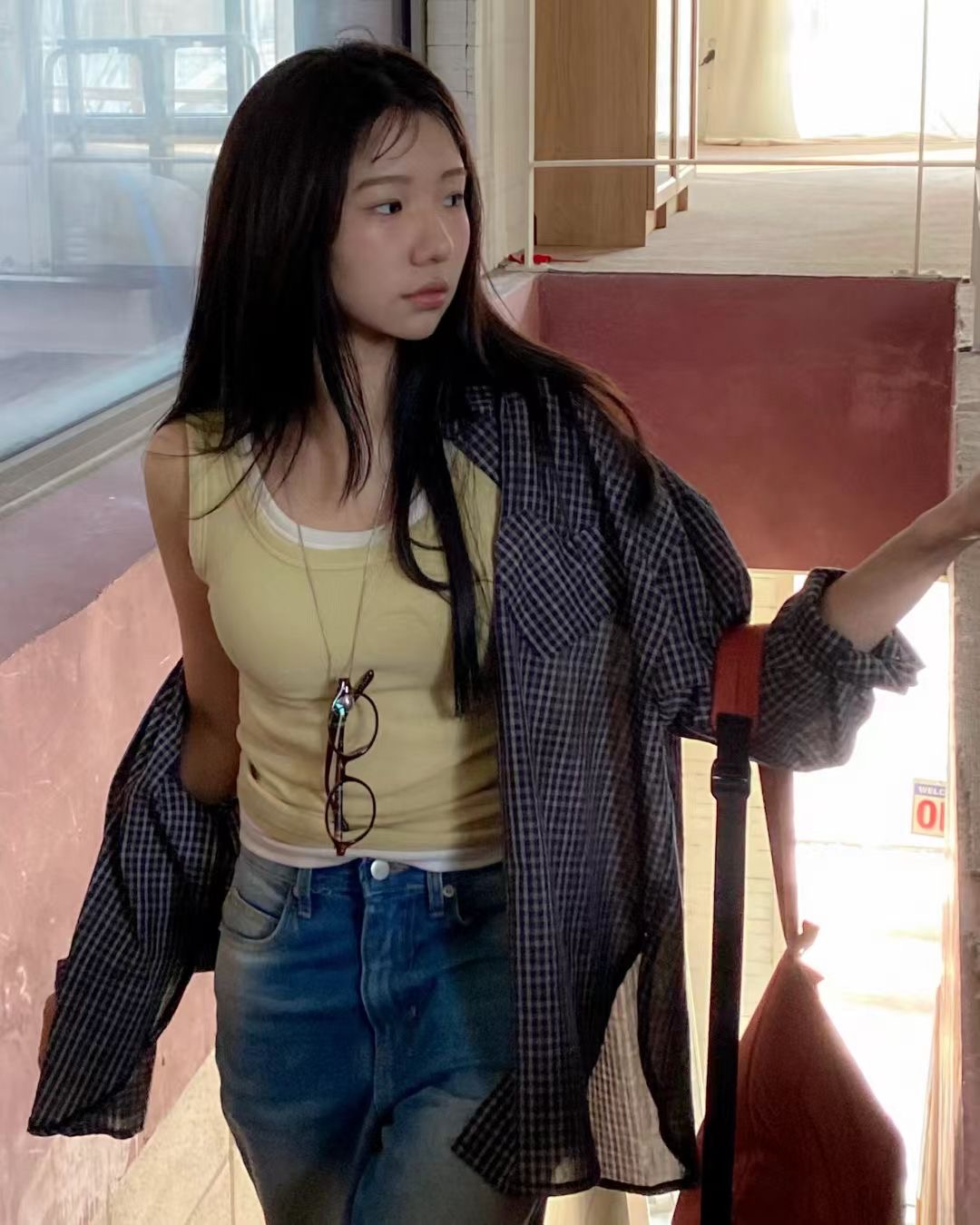 ANAG東大門實拍女裝新品26春夏職業休閑推薦熱賣襯衫蕾絲衫anag/OPENING TITLE襯衫/蕾絲衫圖色3