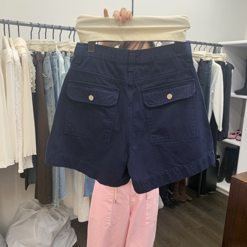 UNANSWERED-MYSTERY/FIFO東大門直郵女裝新品熱賣短褲口袋UNANSWERED-MYSTERY/FIFO短褲