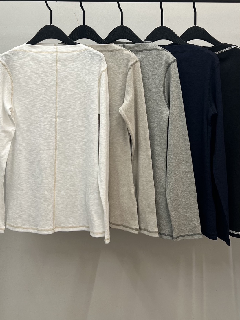 UNANSWERED-MYSTERY/FIFO韓國直郵女裝新品人氣長袖T恤UNANSWERED-MYSTERY/FIFO長袖T恤圖色5左五色