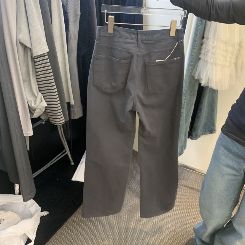 MORE THAN YESTERDAY/LOVE YOU SO MUCH韓國直郵女裝新款26春夏牛仔褲棉質LYSM/MORE THAN YESTERDAY牛仔褲