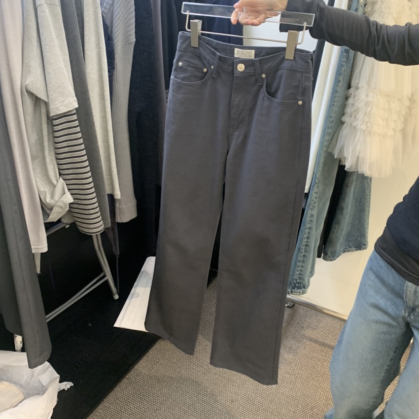 MORE THAN YESTERDAY/LOVE YOU SO MUCH韓國直郵女裝新款26春夏牛仔褲棉質LYSM/MORE THAN YESTERDAY牛仔褲圖色1