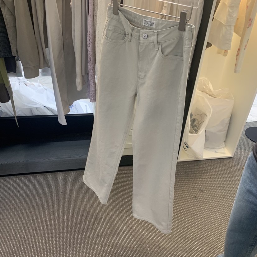 MORE THAN YESTERDAY/LOVE YOU SO MUCH韓國直郵女裝新款26春夏牛仔褲棉質LYSM/MORE THAN YESTERDAY牛仔褲圖色2