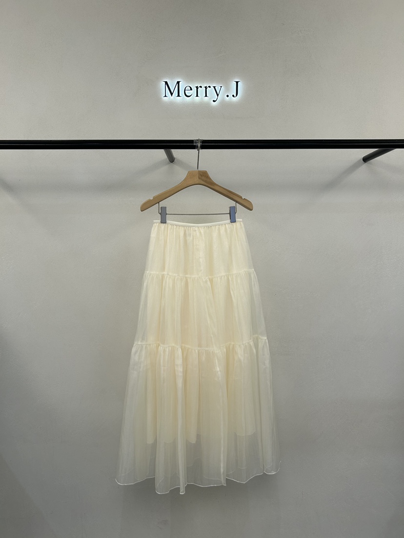 MERRY-J韓國東大門代購女士新款推薦職業熱賣26春夏長裙MERRY-J長裙