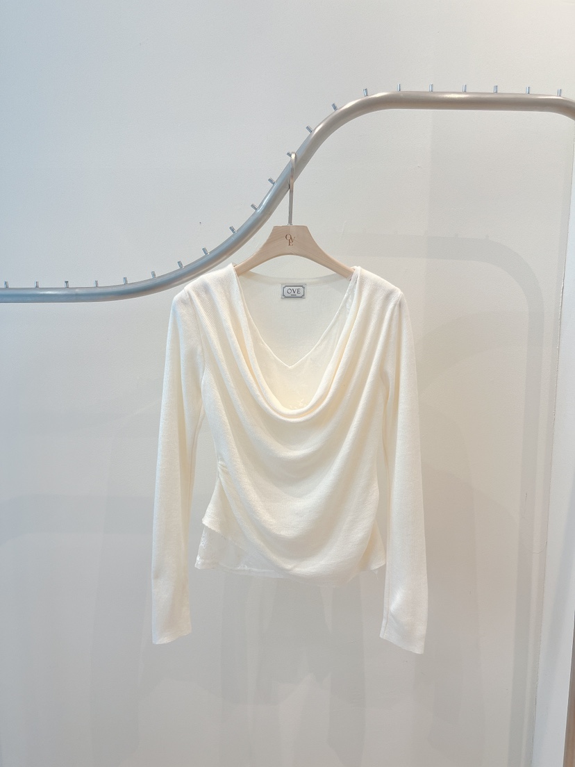 OVE韓國東大門直郵女裝新款人氣26春夏熱賣職業針織衫假兩件OVE針織衫圖色4