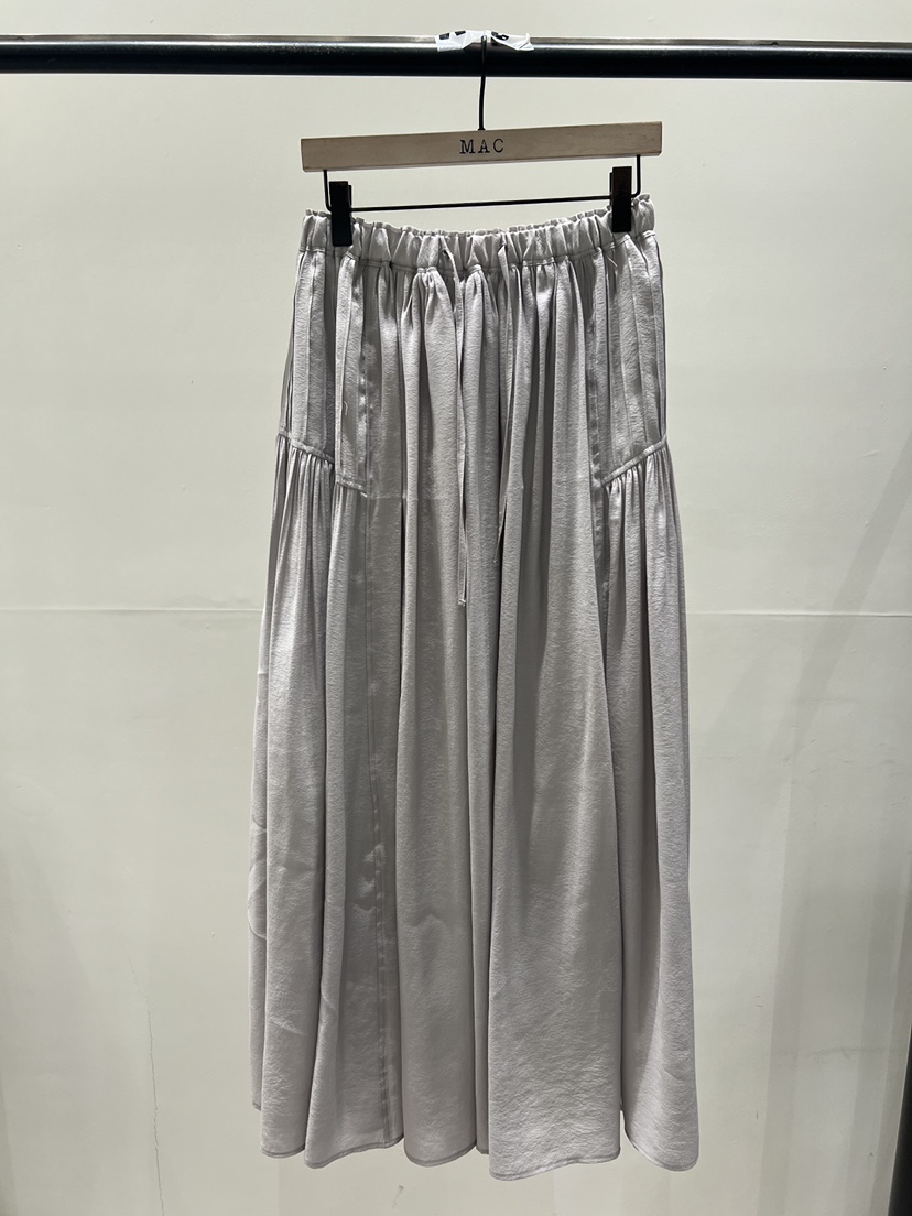 MAC韓國東大門直郵女士新款休閑熱賣時尚職業26春夏長裙褶裥THE FORWARD MAC長裙圖色2