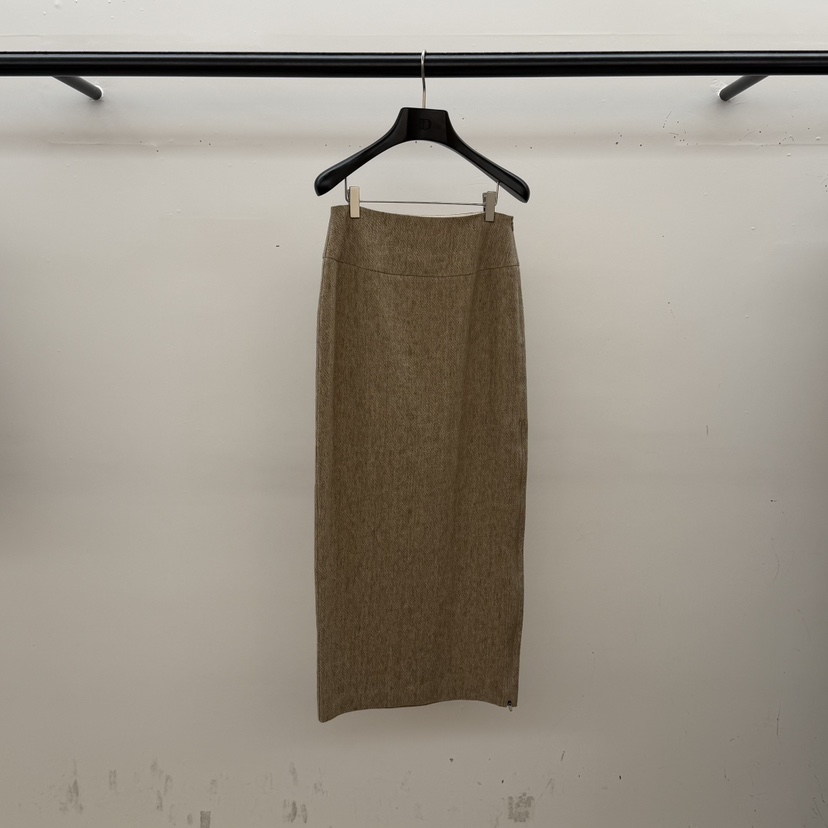 ID韓國東大門代購女裝新品推薦熱賣人氣職業休閑26春夏長裙棉ID長裙圖色1米色