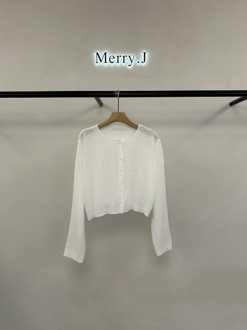 MERRY-J韓國代購女士新品時尚職業推薦熱賣針織衫柔軟開衫MERRY-J針織衫圖色2