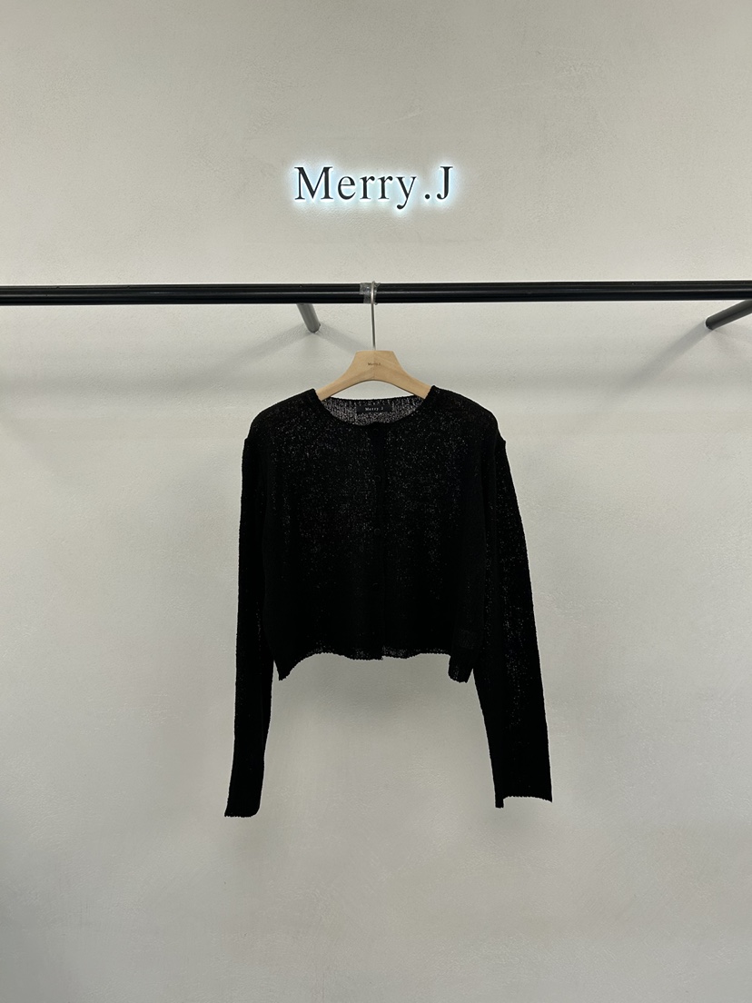 MERRY-J韓國代購女士新品時尚職業推薦熱賣針織衫柔軟開衫MERRY-J針織衫圖色3