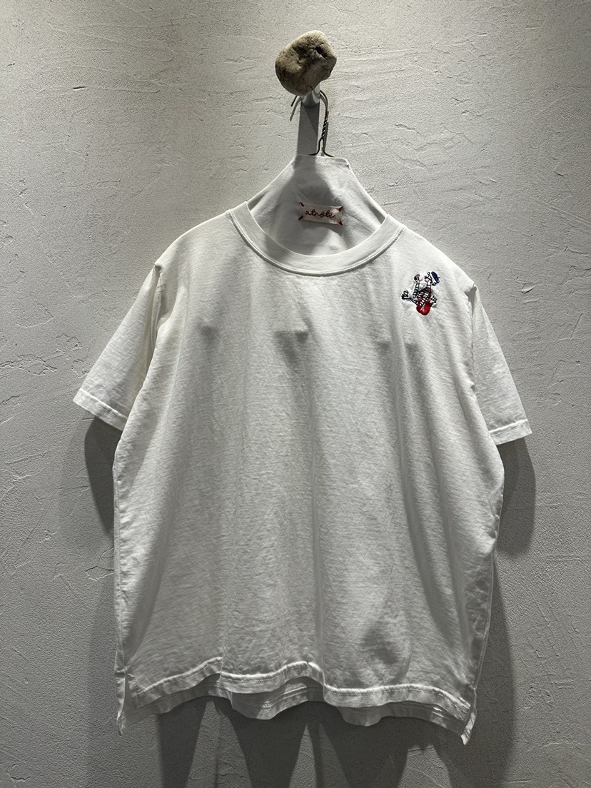 AT NOTE韓國直郵實拍女裝新品熱賣休閑職業人氣推薦T恤刺繡AT NOTET恤圖色1