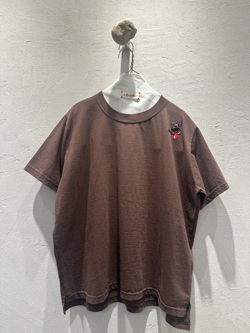 AT NOTE韓國直郵實拍女裝新品熱賣休閑職業人氣推薦T恤刺繡AT NOTET恤圖色2