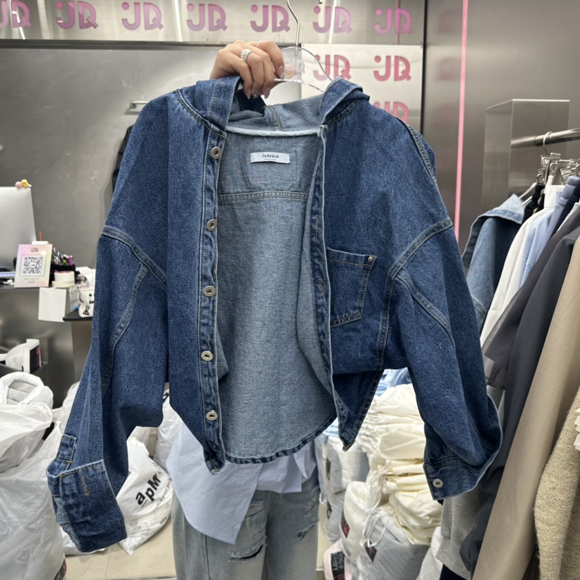 JUDYQUE韓國東大門代購女裝新款職業26春夏熱賣推薦夾克連帽JUDYQUE夾克圖色1深色