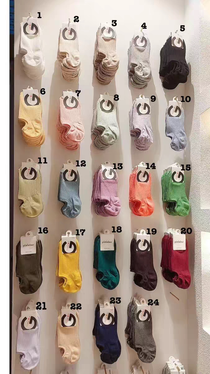 CACTUS-Q韓國東大門代購女裝新品熱賣休閑時尚職業26春夏襪子CACTUS十雙起/可混搭襪子圖色8
