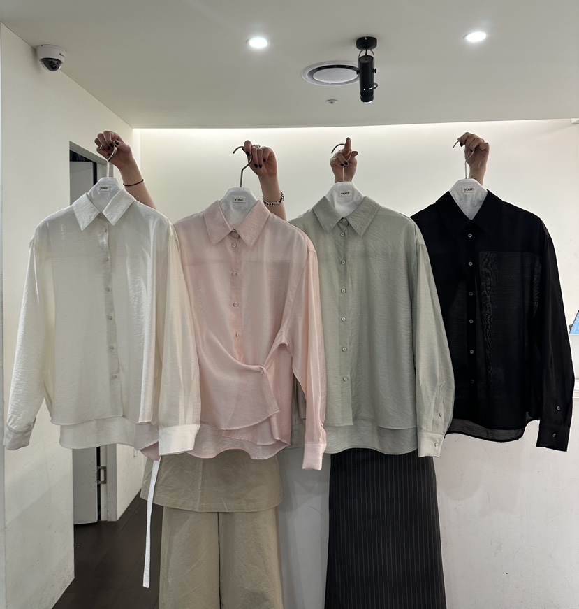YOUR-P韓國直郵實拍女裝新款推薦休閑職業人氣襯衫蕾絲衫YOUR-P襯衫/蕾絲衫