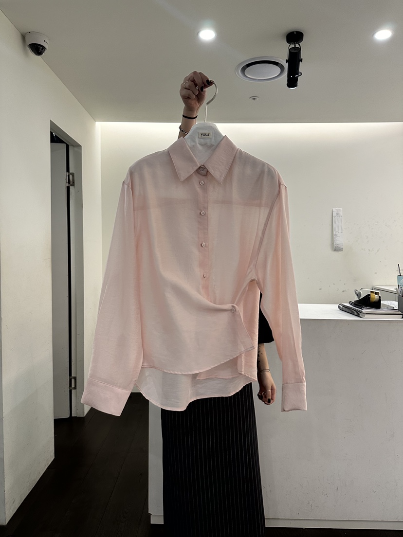 YOUR-P韓國直郵實拍女裝新款推薦休閑職業人氣襯衫蕾絲衫YOUR-P襯衫/蕾絲衫圖色2