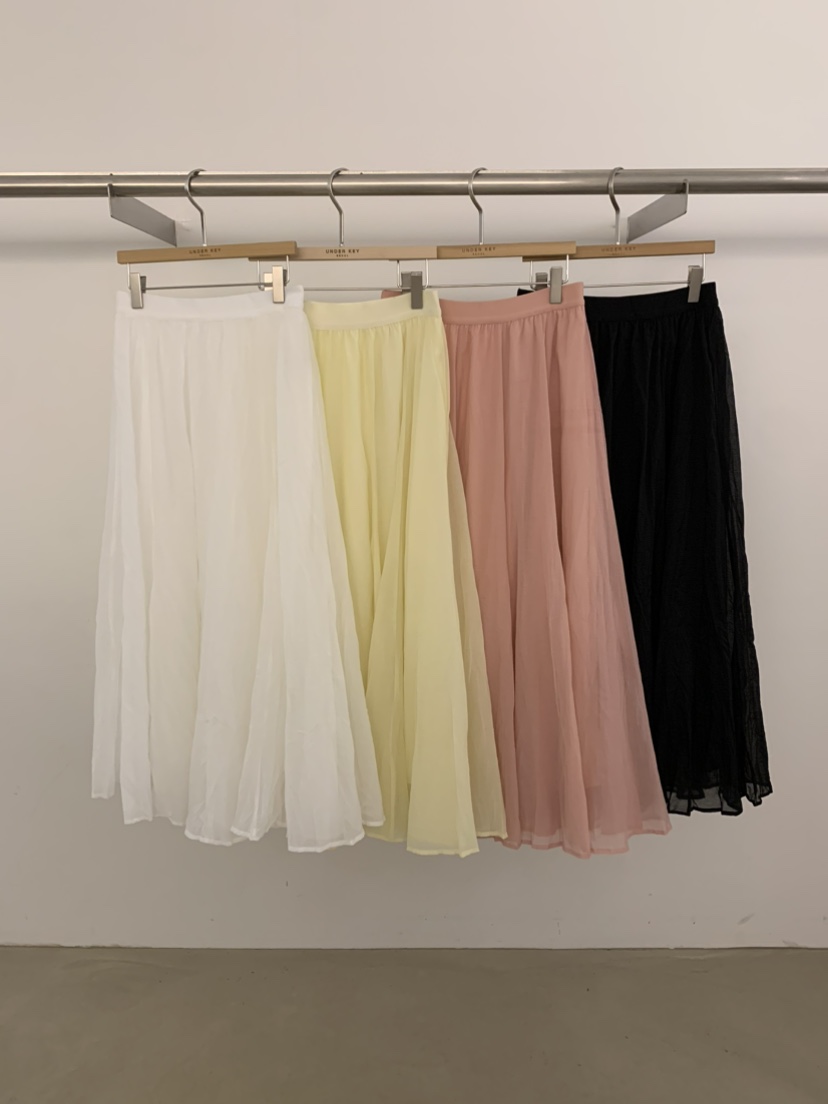 UNDER KEY韓國直郵女士新品熱賣推薦時尚休閑職業26春夏長裙UNDER KEY長裙