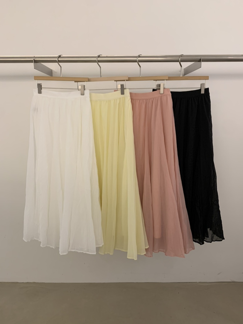 UNDER KEY韓國直郵女士新品熱賣推薦時尚休閑職業26春夏長裙UNDER KEY長裙