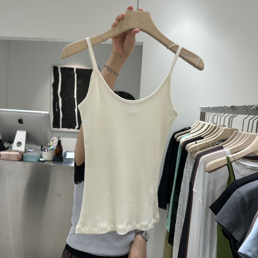 HAUTTE-P韓國東大門直郵女士新款職業26春夏吊帶背心圓領HAUTTE吊帶/背心圖色1