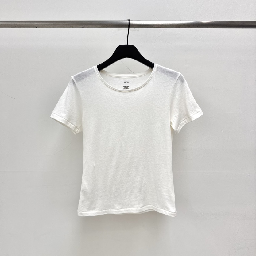 RIVER韓國東大門代購女士新品推薦熱賣職業休閑時尚T恤羊絨WATER/RIVERT恤圖色1