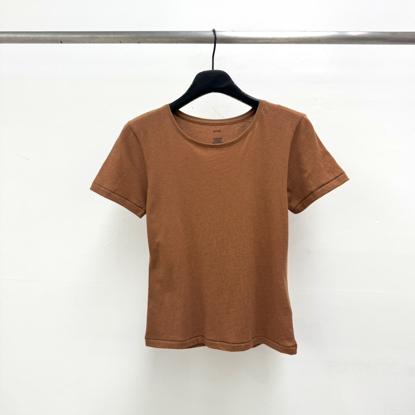 RIVER韓國東大門代購女士新品推薦熱賣職業休閑時尚T恤羊絨WATER/RIVERT恤圖色2