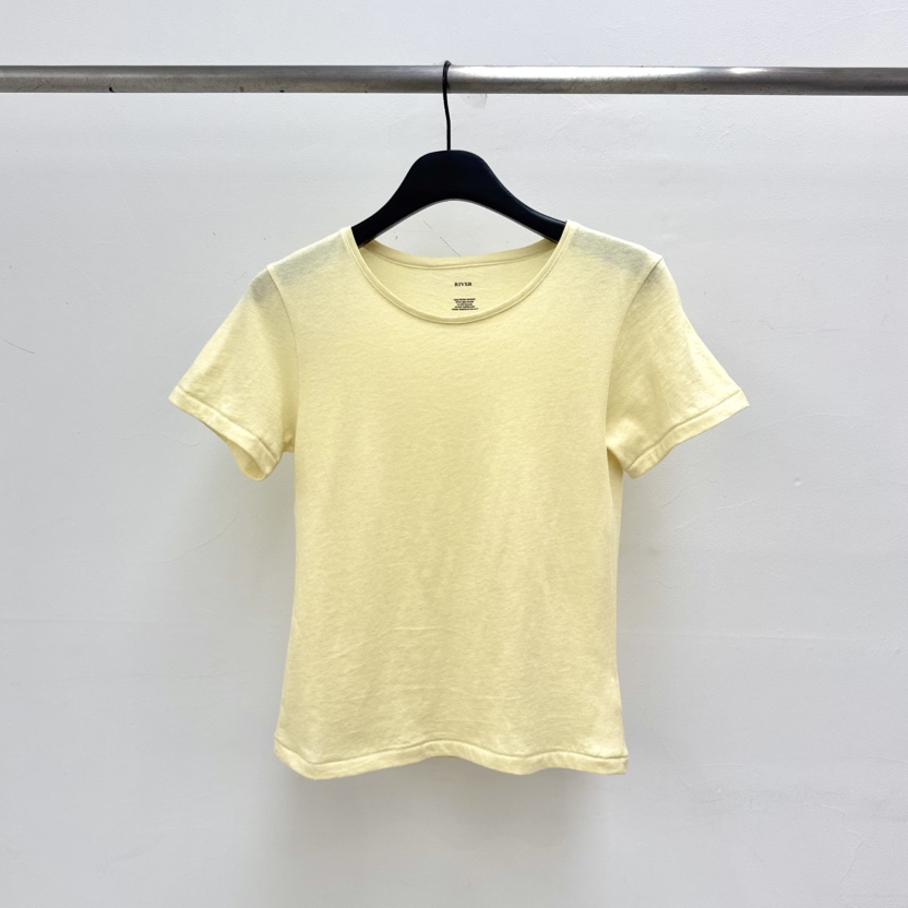 RIVER韓國東大門代購女士新品推薦熱賣職業休閑時尚T恤羊絨WATER/RIVERT恤圖色3