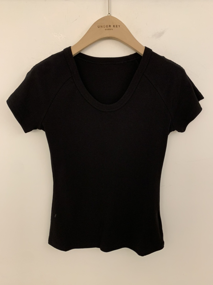 UNDER KEY韓國代購女裝新品時尚26春夏休閑推薦職業熱賣T恤UNDER KEYT恤圖色4