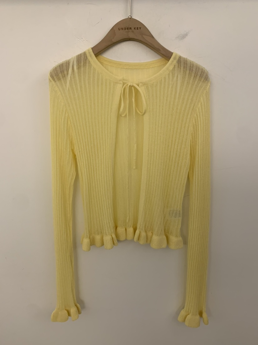 UNDER KEY韓國東大門直郵女裝新品26春夏職業時尚針織衫UNDER KEY針織衫圖色1