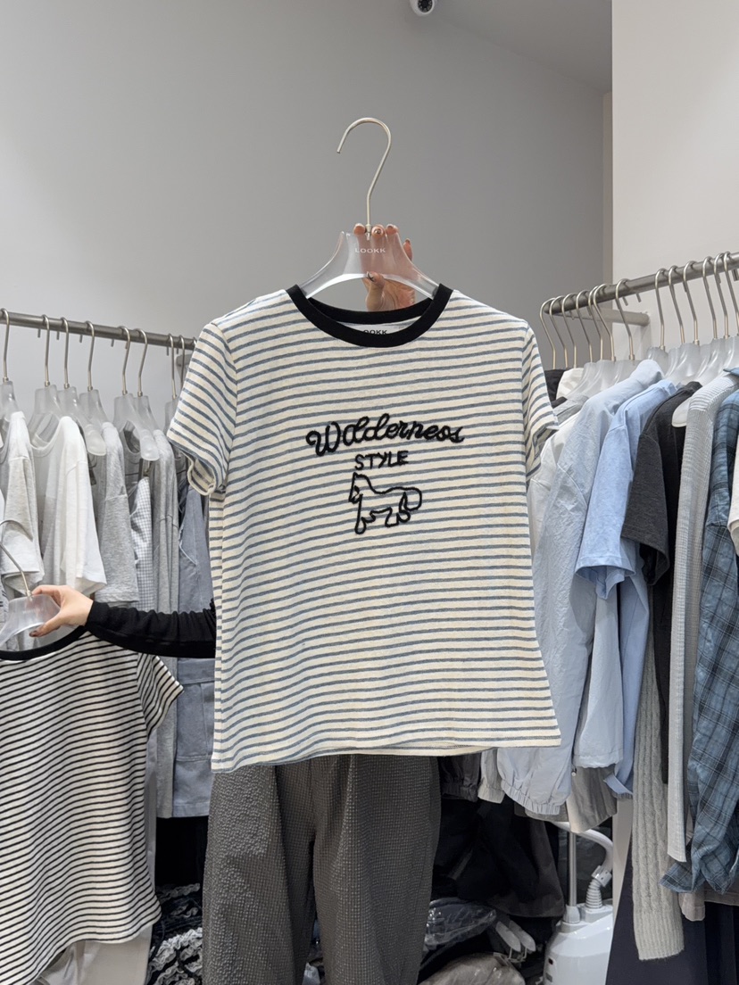 LOOKK/MIMME韓國東大門直郵女裝新款推薦時尚職業熱賣T恤LOOKK/MIMMET恤圖色1