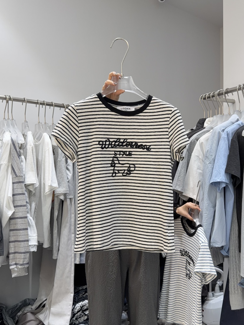 LOOKK/MIMME韓國東大門直郵女裝新款推薦時尚職業熱賣T恤LOOKK/MIMMET恤圖色2