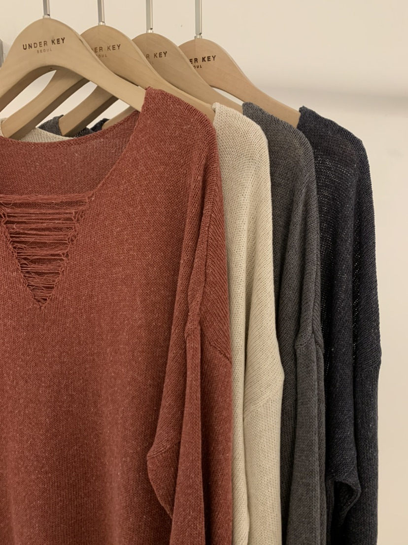 UNDER KEY韓國東大門代購女裝新款推薦時尚26春夏針織衫UNDER KEY針織衫
