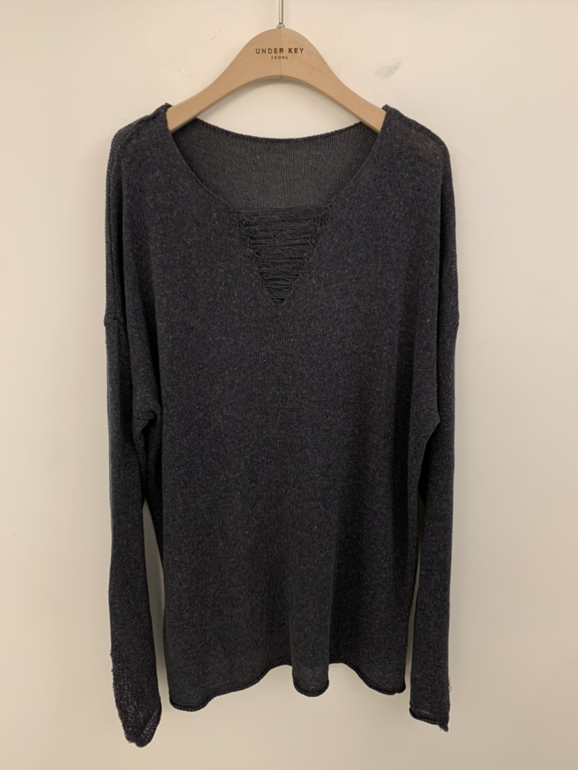 UNDER KEY韓國東大門代購女裝新款推薦時尚26春夏針織衫UNDER KEY針織衫圖色3墨色