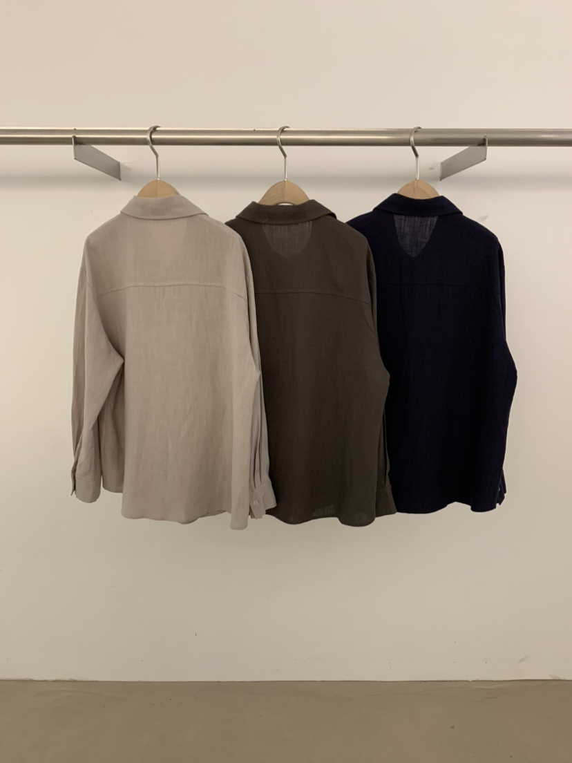 UNDER KEY韓國直郵女裝新品熱賣時尚26春夏襯衫蕾絲衫亞麻布UNDER KEY襯衫/蕾絲衫