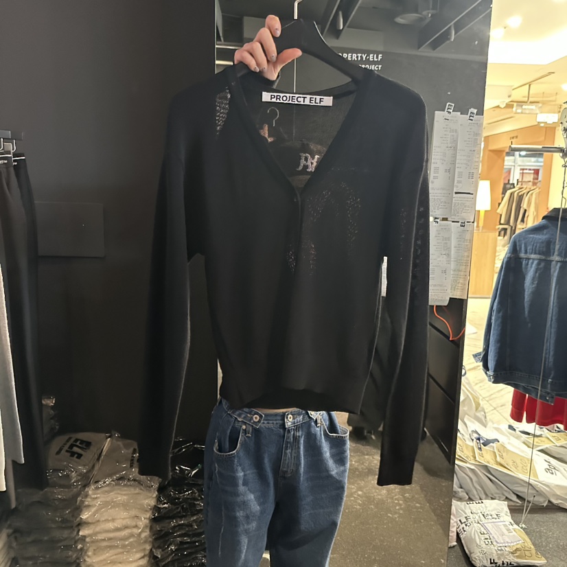 ELF-L韓國直郵實拍女裝新品人氣休閑時尚熱賣針織衫開衫PROJECT ELF/ELF-L針織衫圖色4