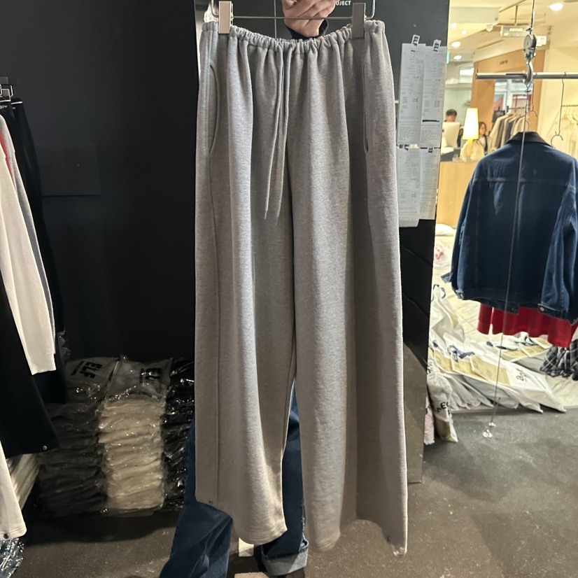 ELF-L韓國東大門直郵女裝新品熱賣人氣休閑休閑褲毛圈紐扣PROJECT ELF/ELF-L休閑褲圖色3