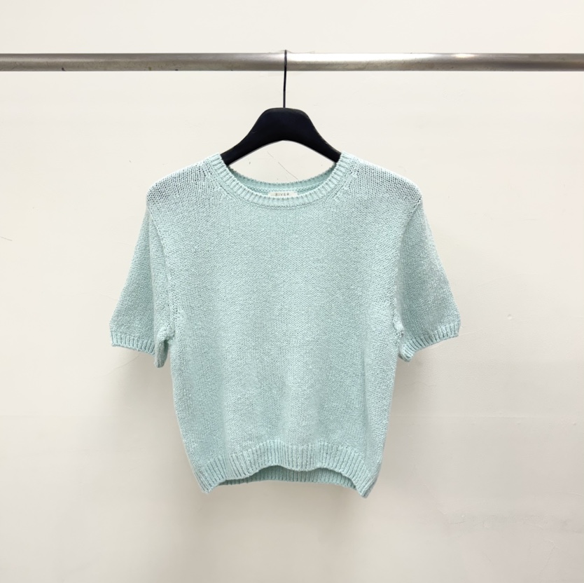 RIVER韓國直郵女士新品26春夏時尚推薦熱賣休閑職業針織衫棉WATER/RIVER針織衫圖色2