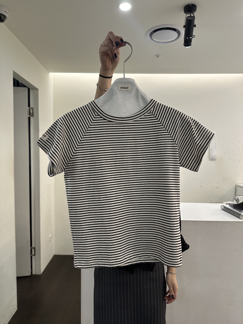 YOUR-P韓國直郵實拍女裝新品人氣休閑職業26春夏時尚T恤YOUR-PT恤圖色1