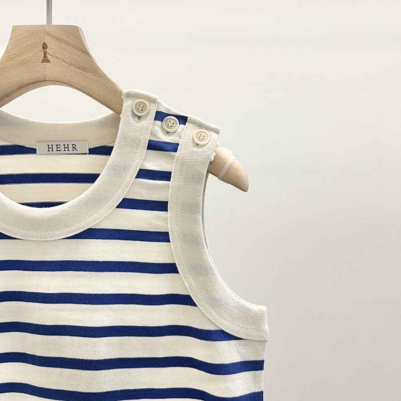 HEHR韓國東大門直郵女裝新款休閑推薦26春夏吊帶背心條紋hehr-AUTOMNE吊帶/背心